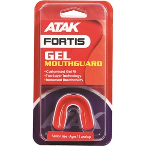 ATAK Sports Fortis Gel Mouthguard Senior - Red/White