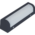 ELMARK Corner led АПЛИК 6w 230v 4000k ip54 ЧЕРЕН (91at800506bl)