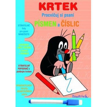 Krtek Procvičuj si psaní písmen a číslic 1