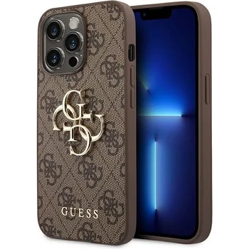 GUESS GUHCP14L4GMGBR iPhone 14 Pro 6, 1" brown hardcase 4G Big Metal Logo (GUHCP14L4GMGBR)