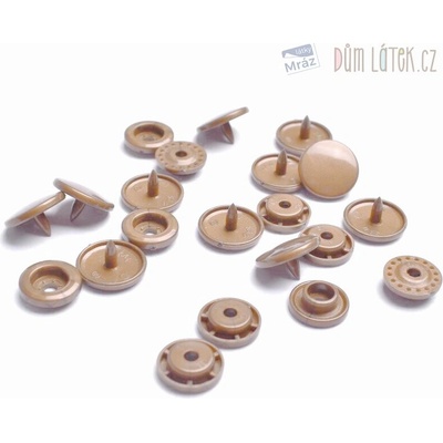 Plastové KAM nýtky béžové – Zboží Mobilmania