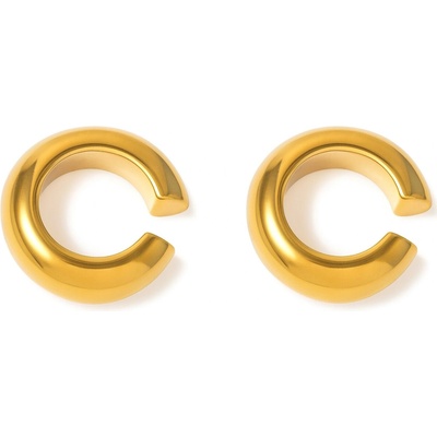 SARINES Zlaté earcuffy z chirurgické oceli, minimalistický design S1189