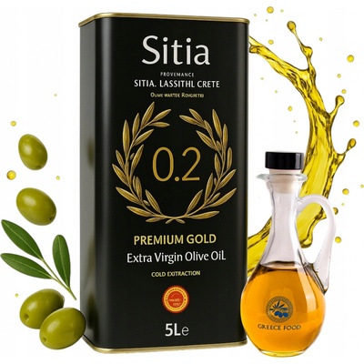 Sitia PREMIUM GOLD olivový olej Extra panenský 5 l – Zboží Dáma