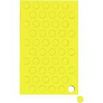 MAUL Магнитни табелки maul, кръгли, жълти, 50 броя (6531115)