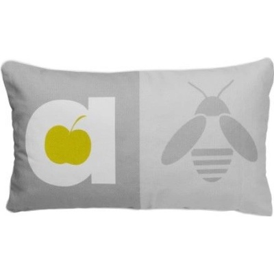 Applebee vankúš bedrový Sivá/Zelená 55x30