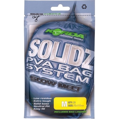 Korda PVA Vrecko Solidz Slow Melt PVA Bags M