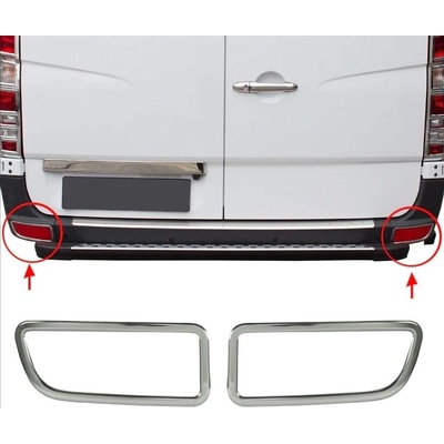 Omtec Nerez kryty spodných zadných svetiel Mercedes Sprinter W906 20013-2018