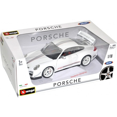 Bburago Porsche 911 GT3 RS biela 1:18
