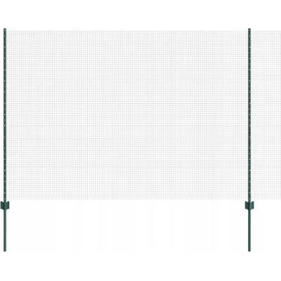 Oplocení ze svařovaného drátu s 5 zelenými sloupky 1.6 x 10 m z oceli