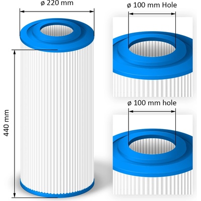 Crystalline Pool Spa Filter Filtrační kartuše SC761