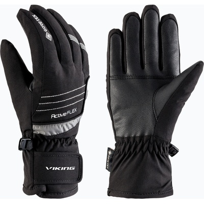 Viking Детски скиорски ръкавици Viking Helix GTX dark grey