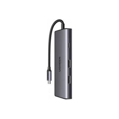 UGREEN CM498 7in1 adapter USB-C / 2xUSB-A 3.2, USB-C 3.2, SD/TF, PD