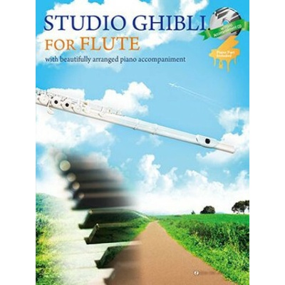 STUDIO GHIBLI FOR FLUTE AND PIANO BOOK/CD ENGLISH/INTERNATIONAL VERSION