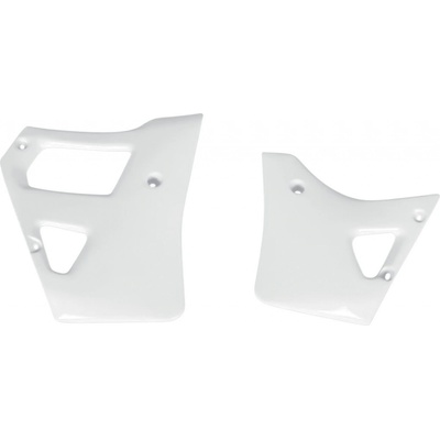 UFO kryty chladiče YAMAHA YZ 125 89-92, YZ 250 89 barva bílá