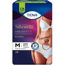 TENA Silhouette Normal Low Waist Blanc M 6 ks