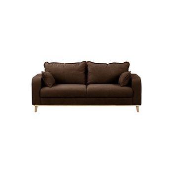 ROPEZ Тъмнокафяв диван 193 cm Beata - Ropez (Beata Sofa 3os. tk. Enjoy 4 nogi natura)