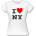 Fruit of the Loom Тениска с надпис - I love NY