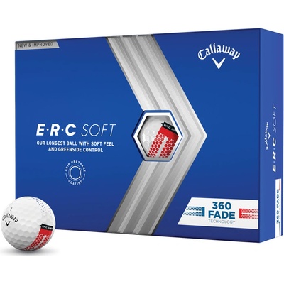 Callaway ERC Soft 360 Fade bílé, 12 ks