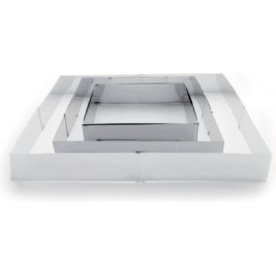 ibili Регулируема правоъгълна форма IBILI за торта - 20 x 24 -> 38 x 46 см (IBILI 790600)