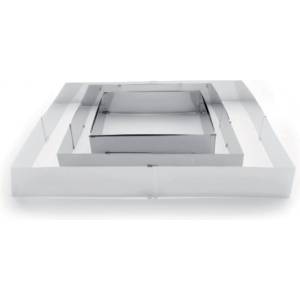ibili Регулируема правоъгълна форма IBILI за торта - 20 x 24 -> 38 x 46 см (IBILI 790600)