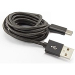 SBOX Кабел SBOX, от USB A(м) към USB C(м), 1.5m, черен (CTYPE-1.5B)