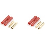 Fusion Позлатен конектор 4.0mm с пластмасов капак (2бр)