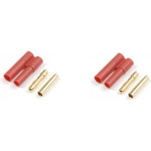 Fusion Позлатен конектор 4.0mm с пластмасов капак (2бр)