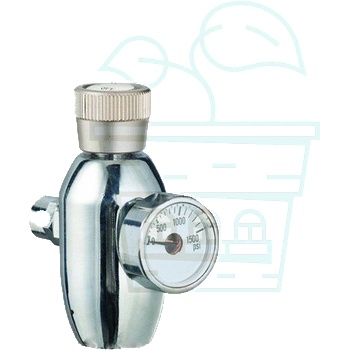 Image 1 of Мини Редуцир вентил с манометър за СО2 бутилки (12508)
