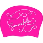 Swimaholic плувна шапка за дълга коса swimaholic pink flow
