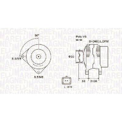 Generátor MAGNETI MARELLI 063731823010