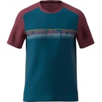 Zimtstern Фланелка с къс ръкав за колоездене Zimtstern Trailflowz Shirt S/S Cycling jersey - French Navy / Windsor Wine (056-2087-0211)