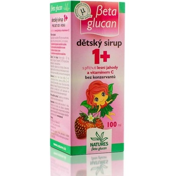 Natures Beta Glucan Dětský sirup 1+ 100 ml