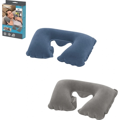 Bestway polštář za krk na cesty semiš 46x28