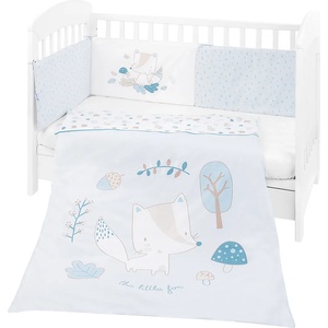 KikkaBoo Бебешки спален комплект 2 части EU style 60/120 Little Fox (41101020107) - bebetabg