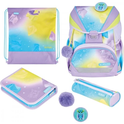 Herlitz Ученически комплект с чанта-раница UltraLight XL Plus Little Monster - Herlitz