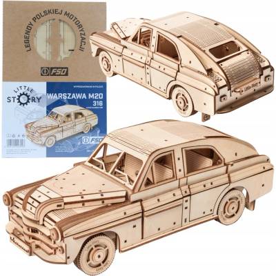 Little Story Drevené 3D puzzle Warszawa M20 316 ks