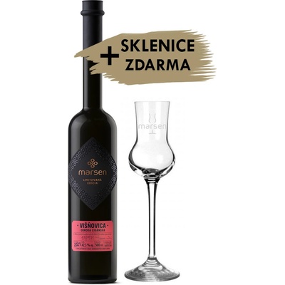 Marsen Exclusiv Višňovica Cigánská 42,3% 0,5 l (holá láhev)