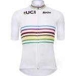 Santini Дамска фланелка с къс ръкав за колоездене Santini Women's UCI Official World Champion Master Jersey Cycling jersey - Print (156-2737-0113)