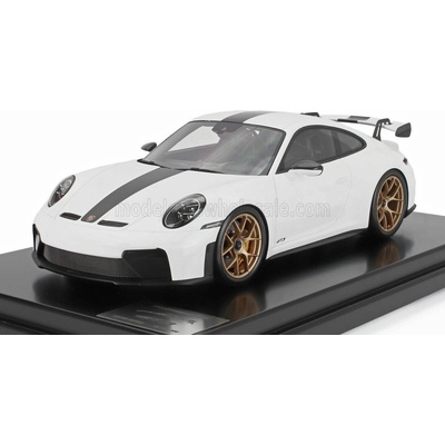 SPARK MODEL PORSCHE 911 992-2 GT3 COUPE 2024 CON VETRINA WITH SHOWCASE WHITE 1:12