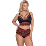 Cottelli Collection Плюс размер комплект Blossom Beauty, XXL