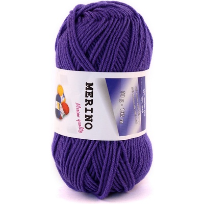 Vlnap MERINO - vlna+ akryl Merino: 14803 Fialová