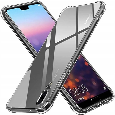 Techsuit Shockproof Clear Silicone puzdro pre Huawei P20 – priehľadné