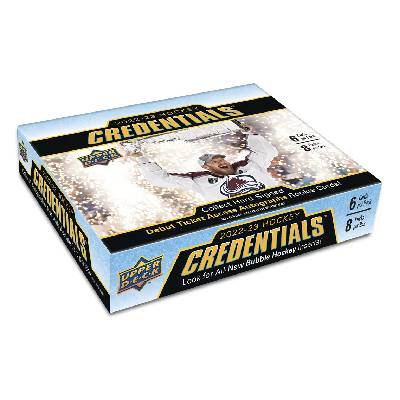 Hokejové Karty NHL 2022-23 Upper Deck Credentials Hobby Box
