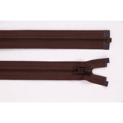 de-park Zip YKK - 65cm - dělitelný - čokoládově hnědá - 729