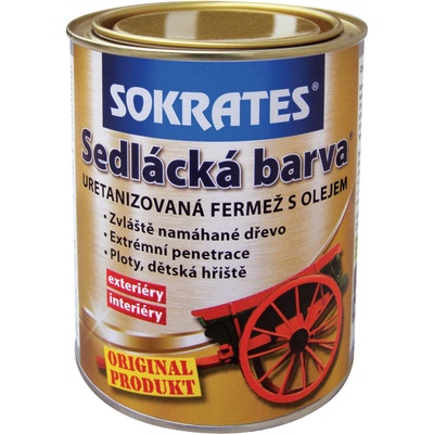 Sokrates Sedlácká barva 0,7 kg Červeno cihlová – Zbozi.Blesk.cz