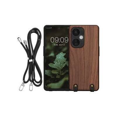 kwmobile OnePlus Nord CE 3 Lite 5G / Nord N30 5G Drevené tmavě hnědá