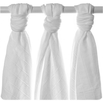 KIKKO Detské osušky z biobavlny Staré časy 90x100 3ks biele