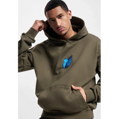 Mister Tee Le Papillon Heavy Oversize Hoody olive XXLUB-MT1919-00176 - Бял, размер XS