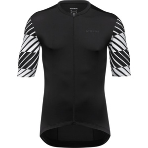 GORE Wear Мъжки клин за колоездене GORE Wear Swiftride Optical Jersey Cycling jersey - Black / White (055-3823-0113)