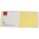 OPTIMA Разделителна лента OPTIMA 105x240mm жълта 10 броя 128216 (128216)